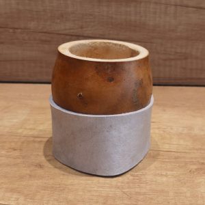 Calabaza pulida con base